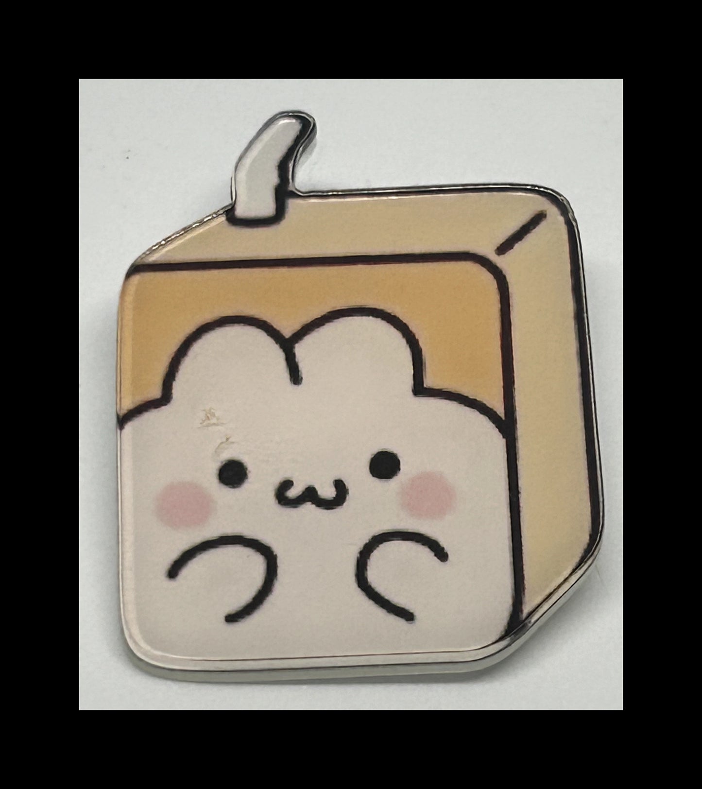 Acrylic boba pins