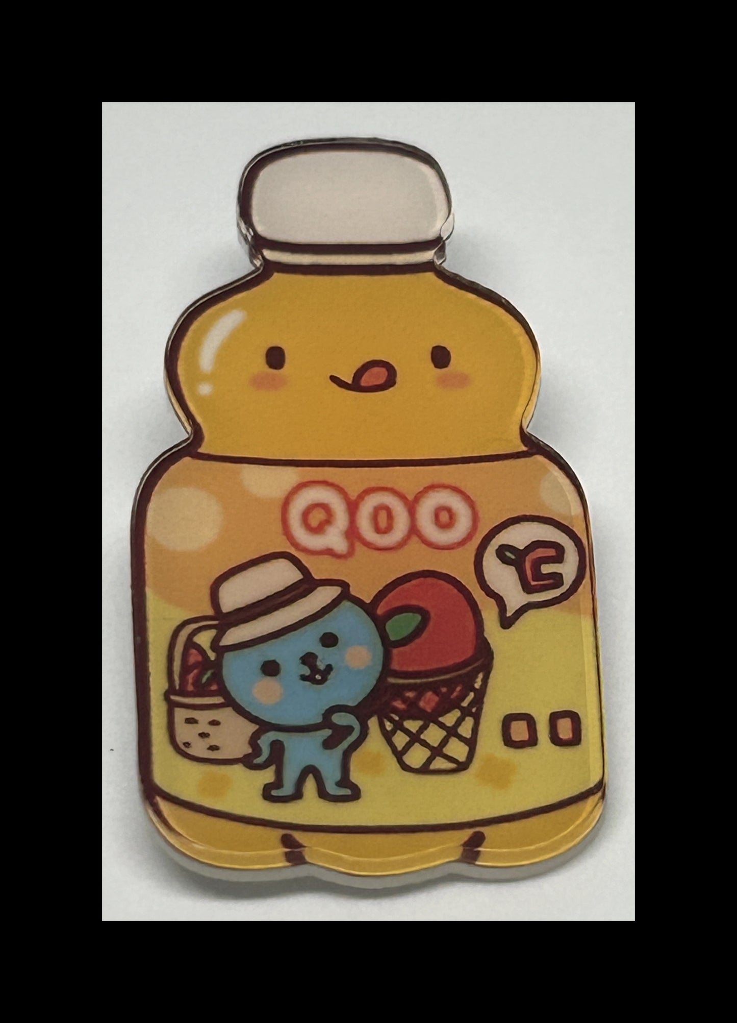 Acrylic boba pins