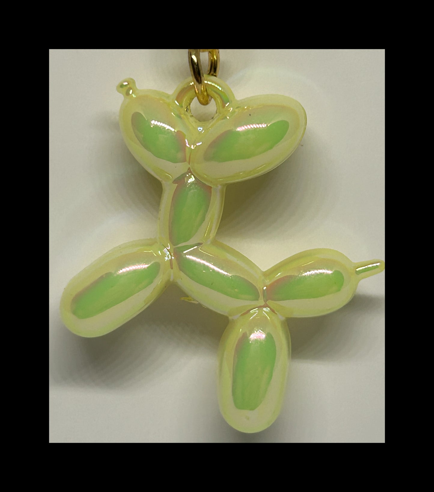 Baby balloon dog keychains